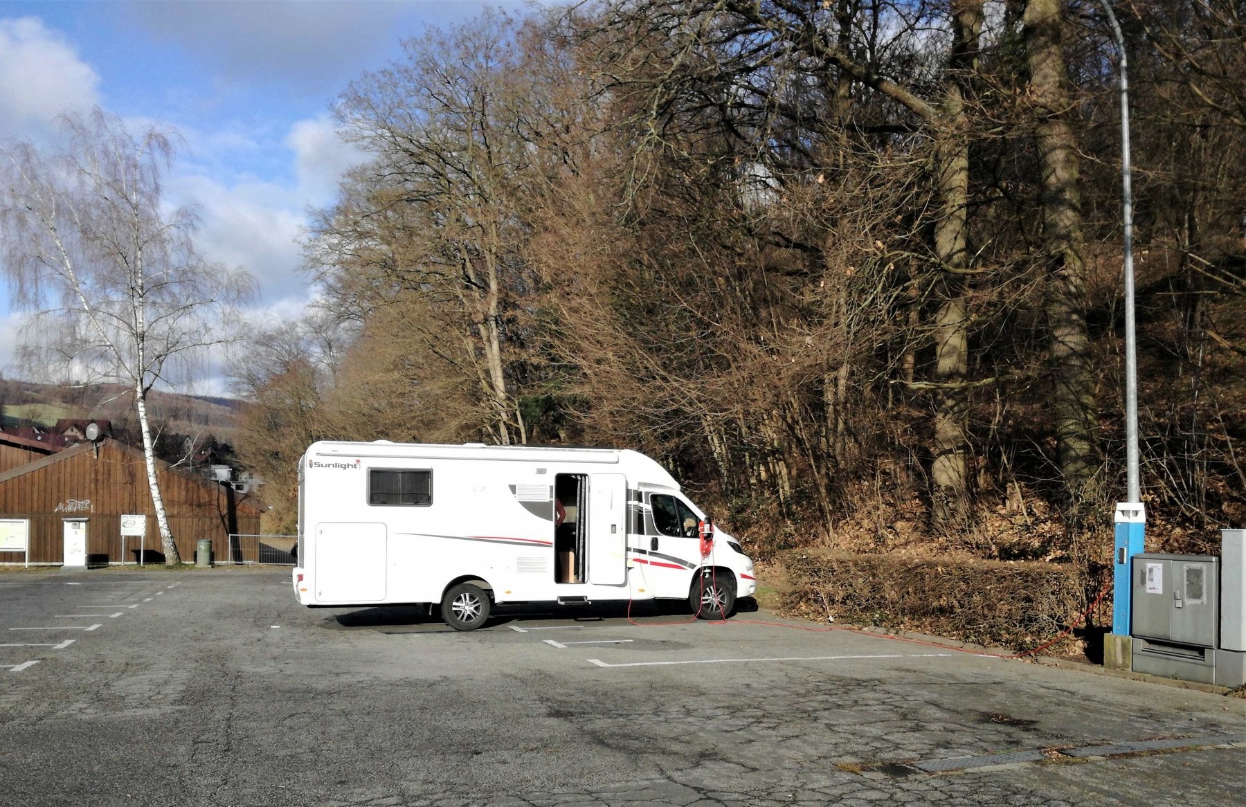 Wohnmobilstellplatz Reichenbergschule — Bobilplass in Reichelsheim (Odenwald)