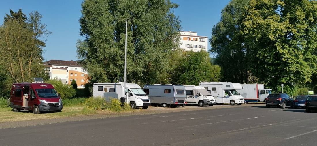 Stellplatz am Schießplatz Herborn — Camperplads in Herborn