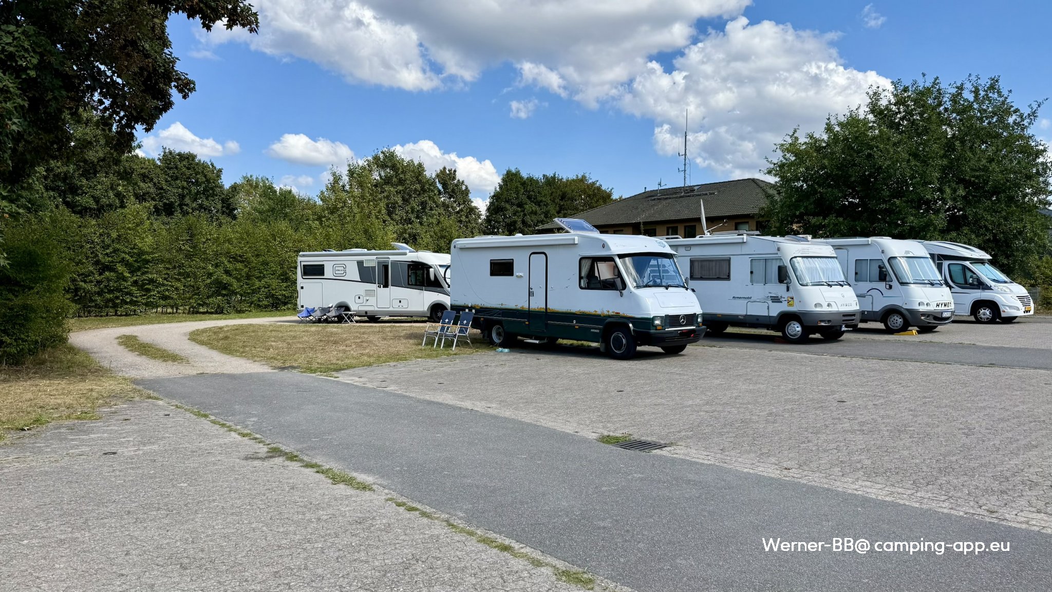 Wohnmobilstellplatz am Schiffshebewerk Scharnebeck — Bobilplass in Scharnebeck