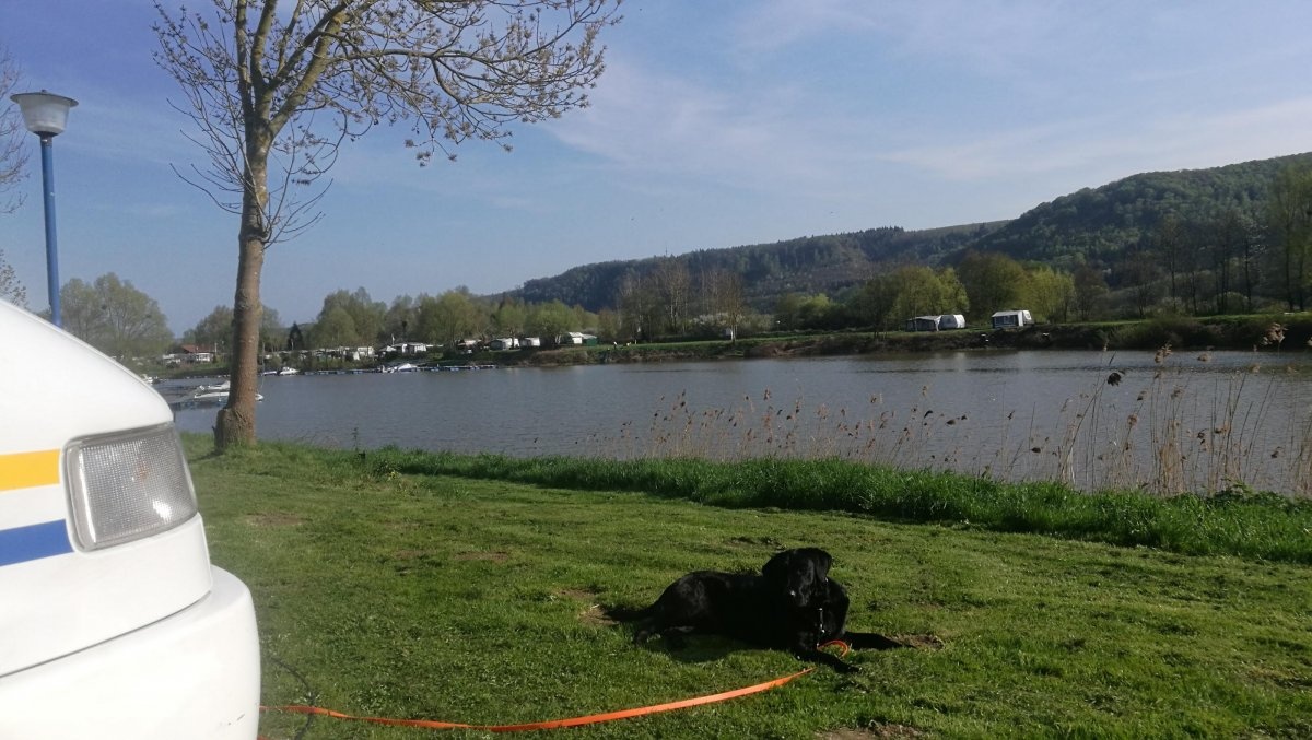 Yachthafen Dreiländereck Lauenförde — Campingplads in Lauenförde