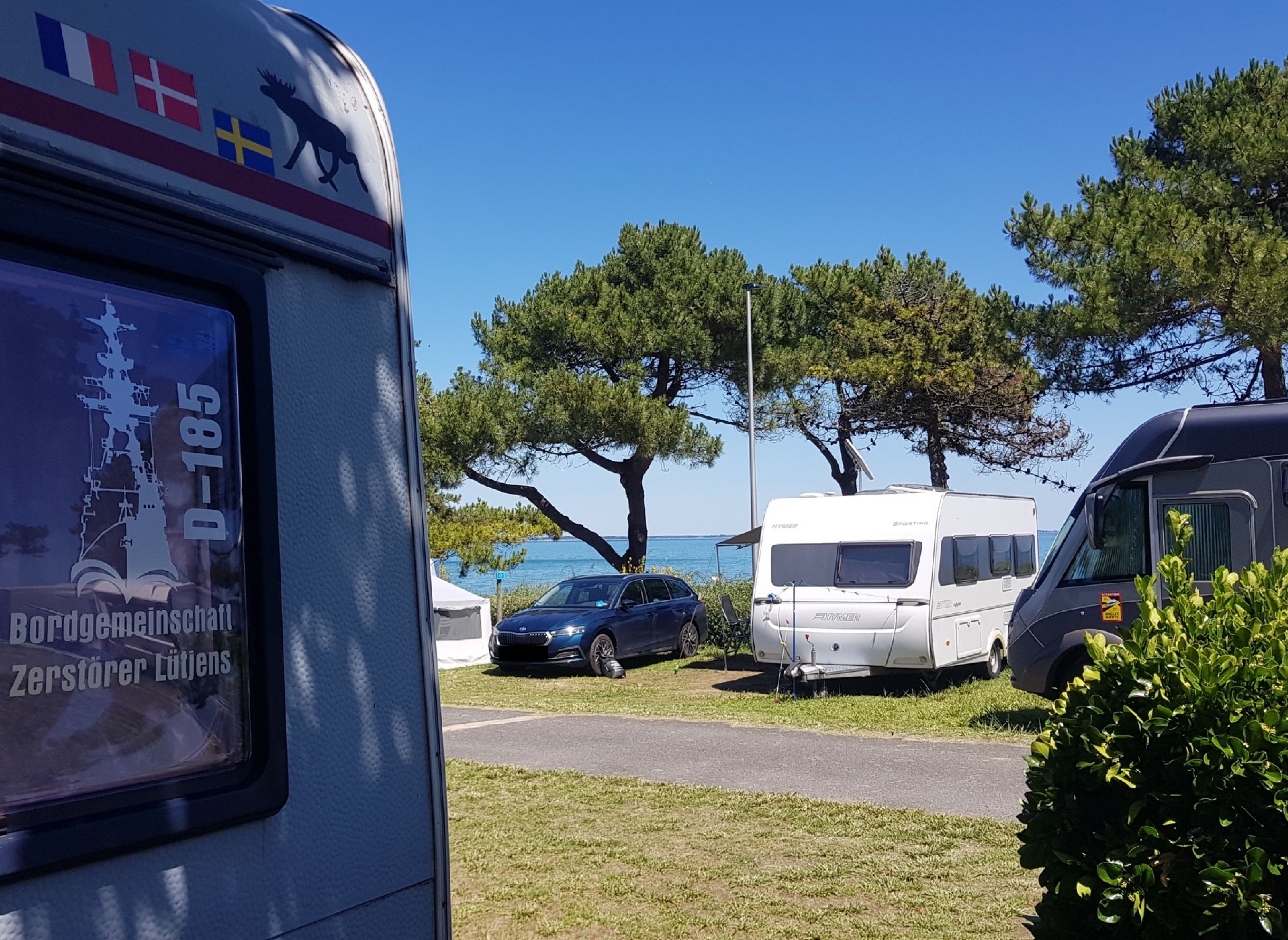 Camping Sauvage — Area da campeggio in Quiberon / Bretagne