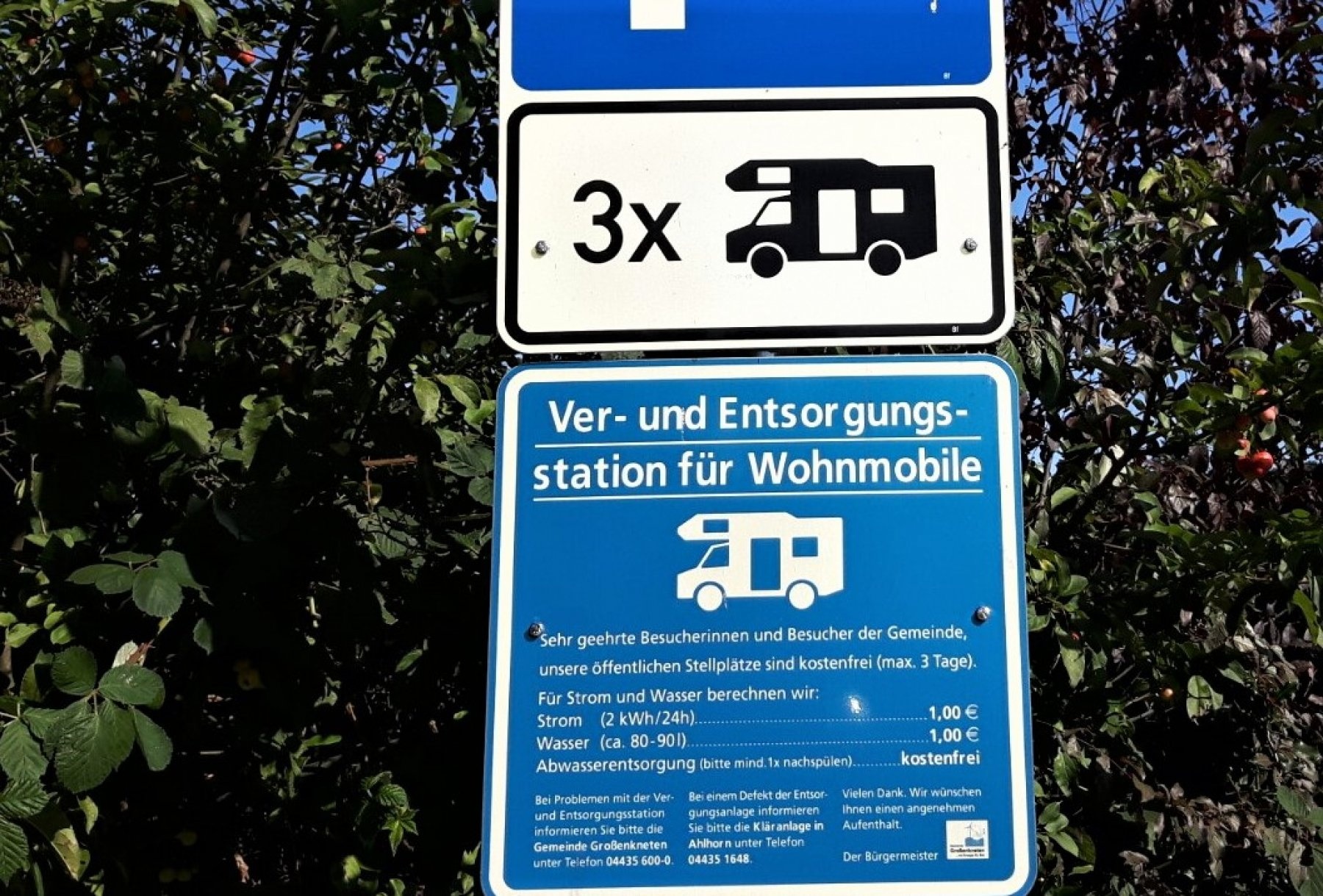 Stellplatz Großenkneten-Huntlosen — Bobilplass in Großenkneten Huntlosen