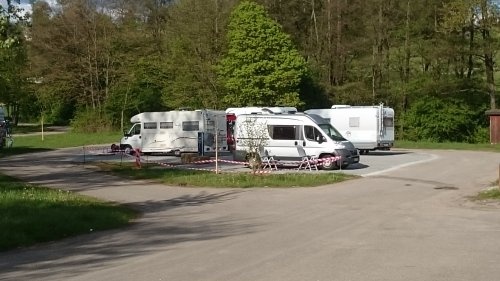 Stellplatz am Aichstruter Stausee Welzheim — Campervan Site in Welzheim