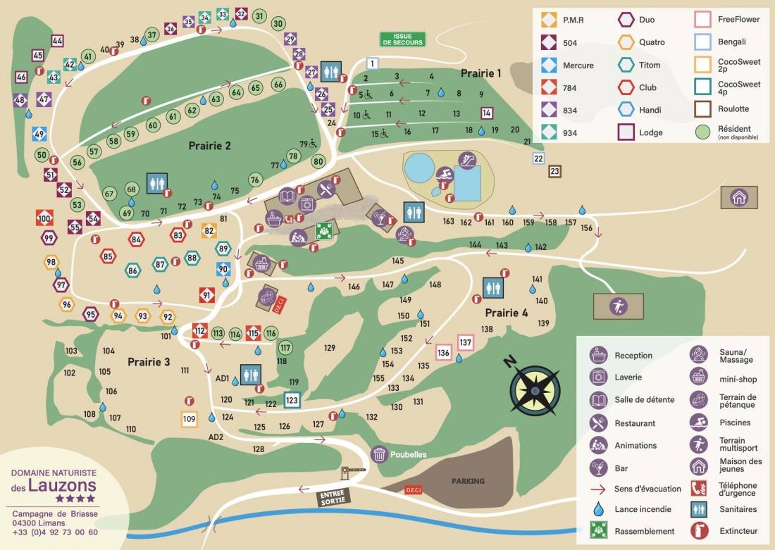 Camping Naturiste Les Lauzons **** (Naturisten Camping) — 露营地 in Limans 