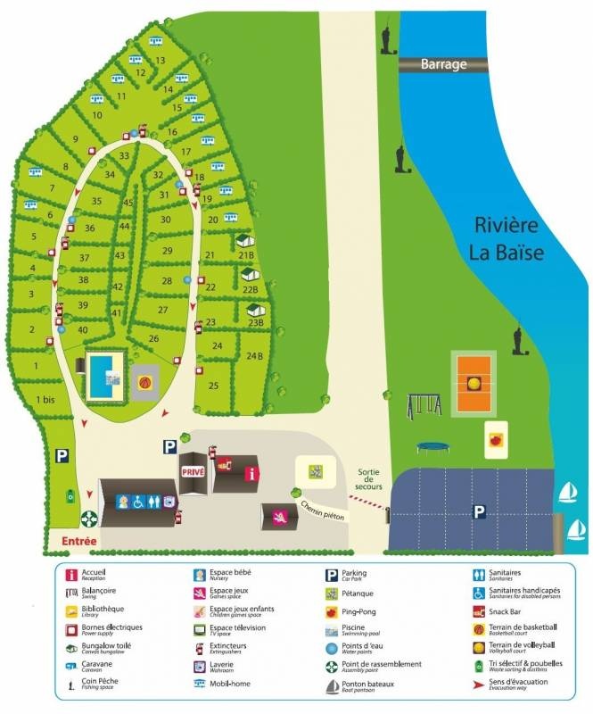 Camping Le Mouliat *** — Camping in Moncrabeau