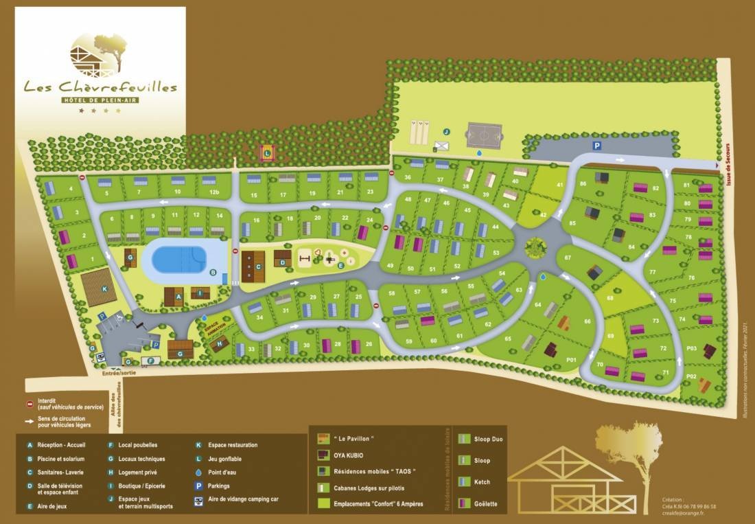 Camping Les Chevrefeuilles **** — Sítio de acampamento in Saint-Sulpice-de-Royan