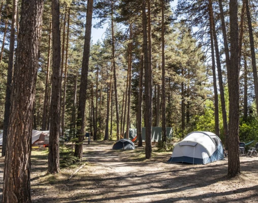 Camping Huttopia Vallouise — Area da campeggio in Vallouise-Pelvoux