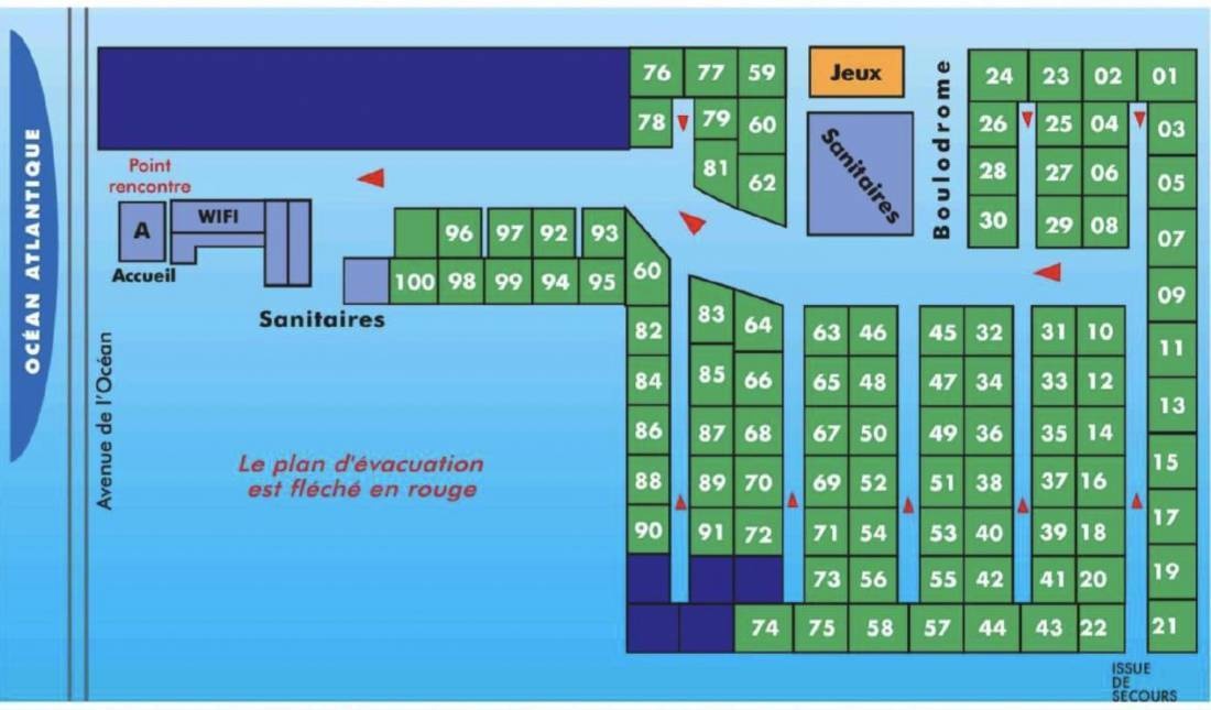 Camping Caravaning L'Océan *** — Cámping in Dolus-d'Oléron