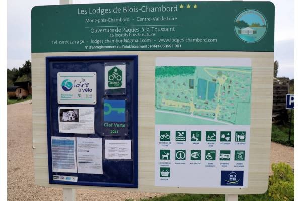 Les Lodges de Blois-Chambord — Campingplatz in Mont-prés-Chambord / Centre-Val de Loire