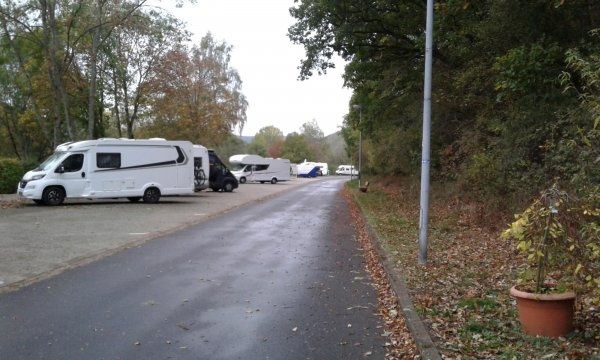 Wohnmobilhafen am Nationalpark-Eifel Schleiden / Gemünd — Sítio para autocaravanas in Schleiden