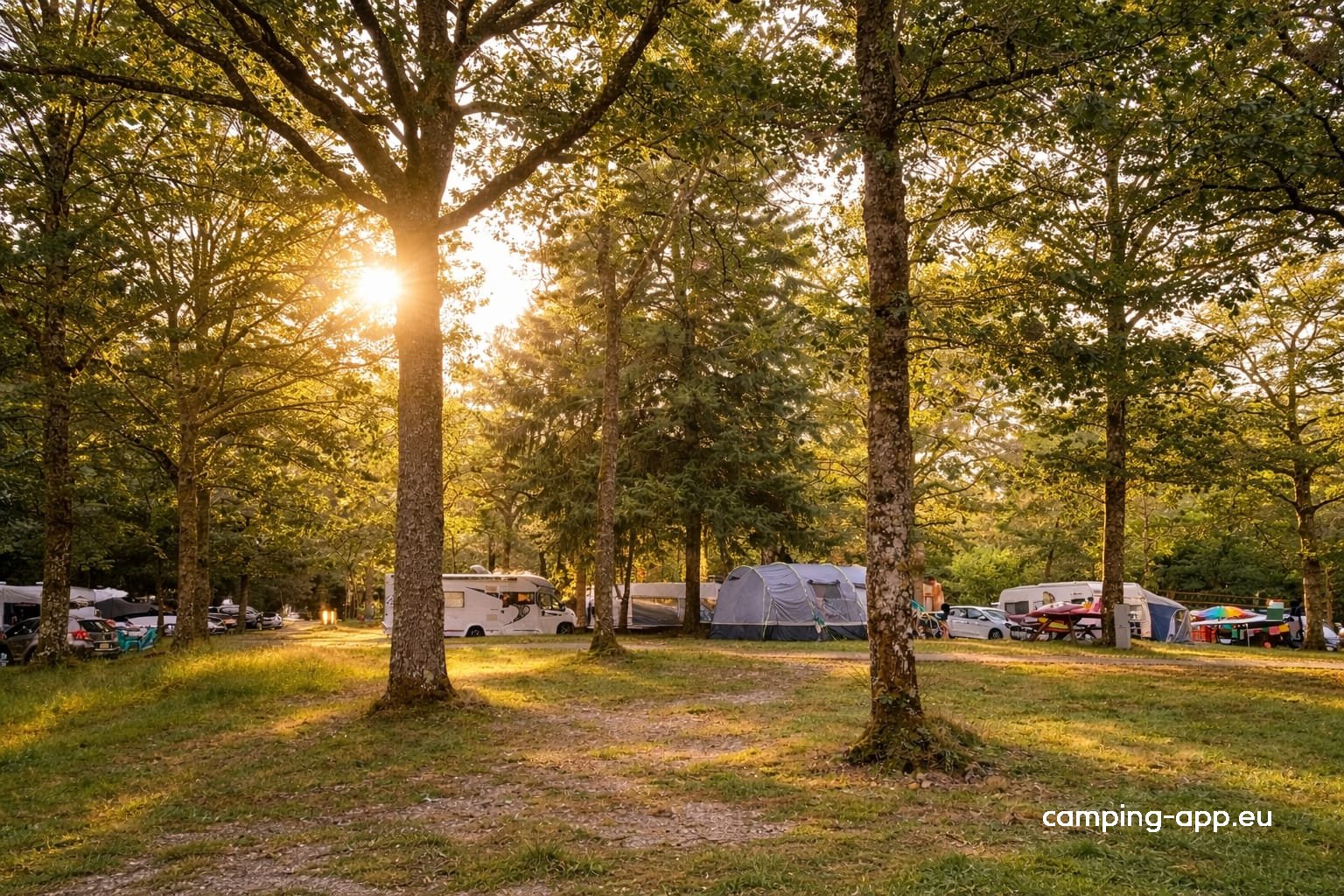 Camping Montard — Campingplatz in Lamongerie / Occitanie