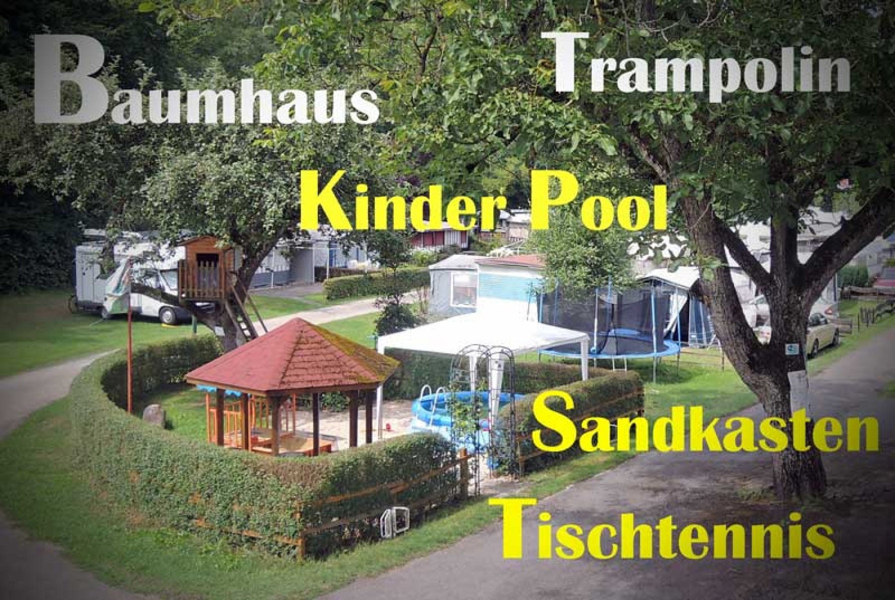 Eifelcamping Reles-Mühle — Area da campeggio in Körperich