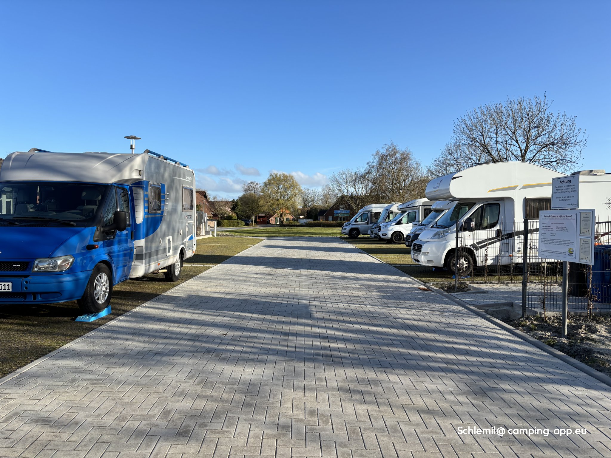 Stellplatz Werdum — Bobilplass in Werdum