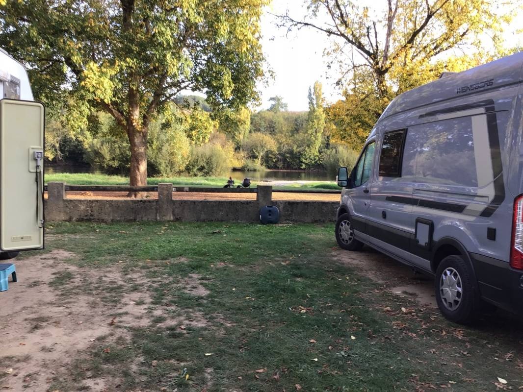 Camping la Plage *** — Area da campeggio in Vezac