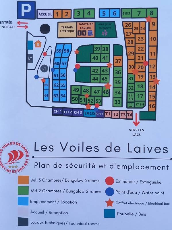 Les Voiles de Laives *** — Місце для кемпінгу in Laives / Bourgogne Franche-Comté