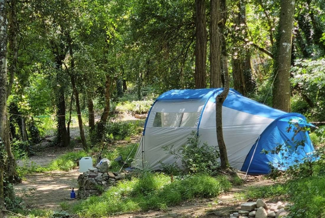 La Plage des Templiers (Naturisten Camping) (nur Zelte) — Sítio de acampamento in Saint-Remèze 
