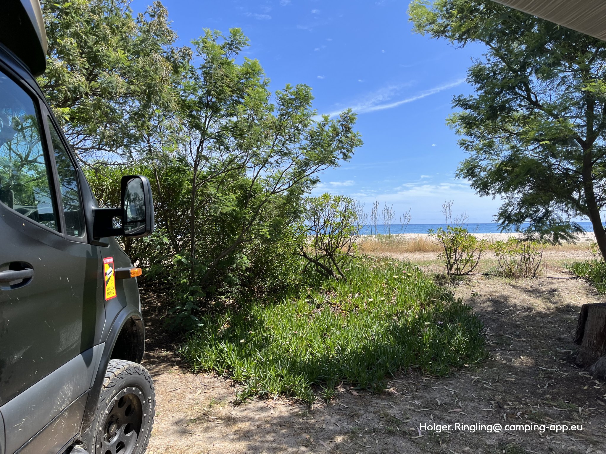 Camping Cote des Nacres — Sítio de acampamento in Solaro / Corse