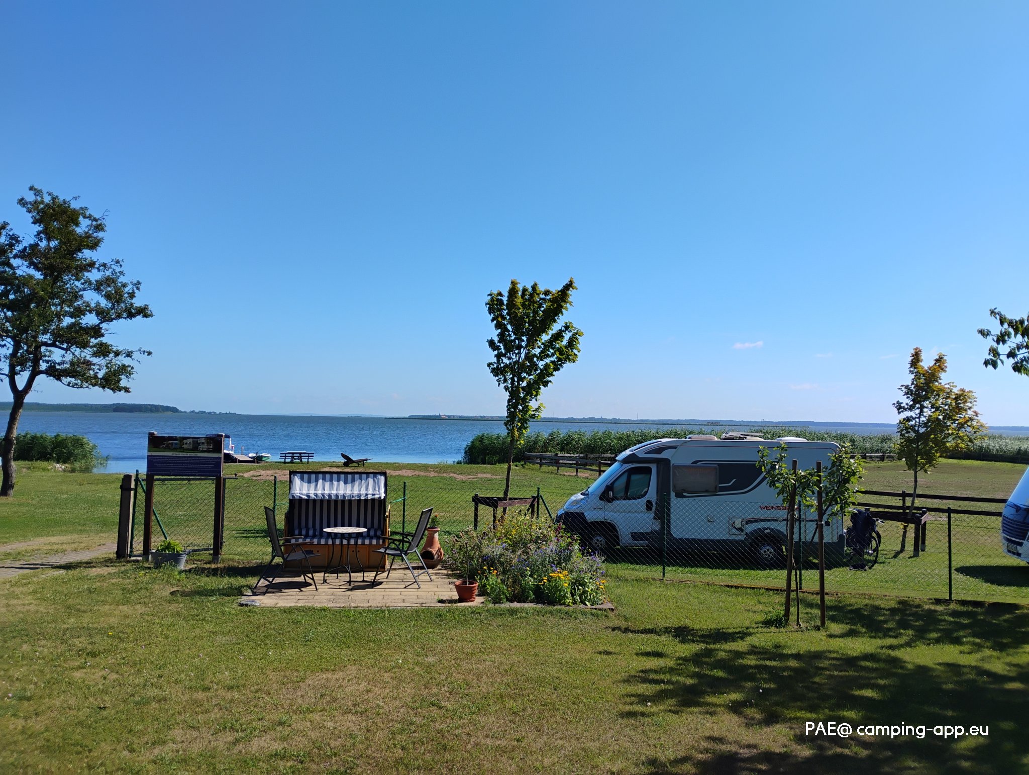 Stellplatz Haffcamping in Rieth — Area di sosta in Luckow
