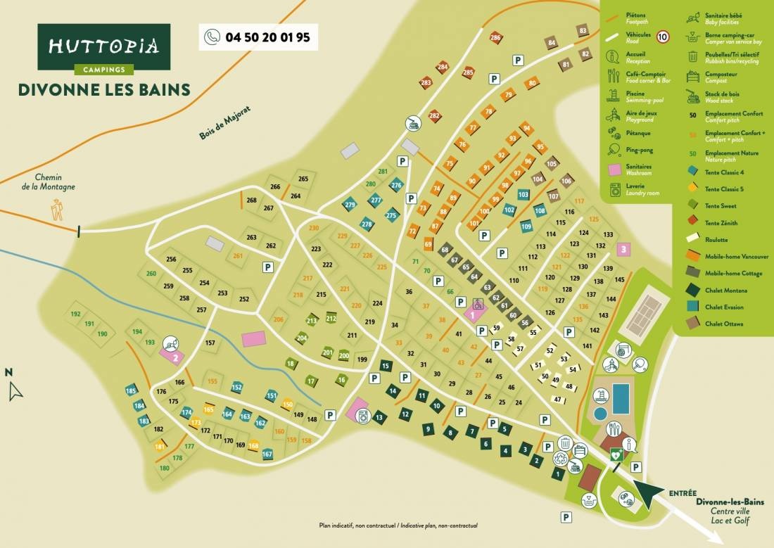 Camping Huttopia Divonne-Les-Bains *** — Camping in Divonne-les-Bains