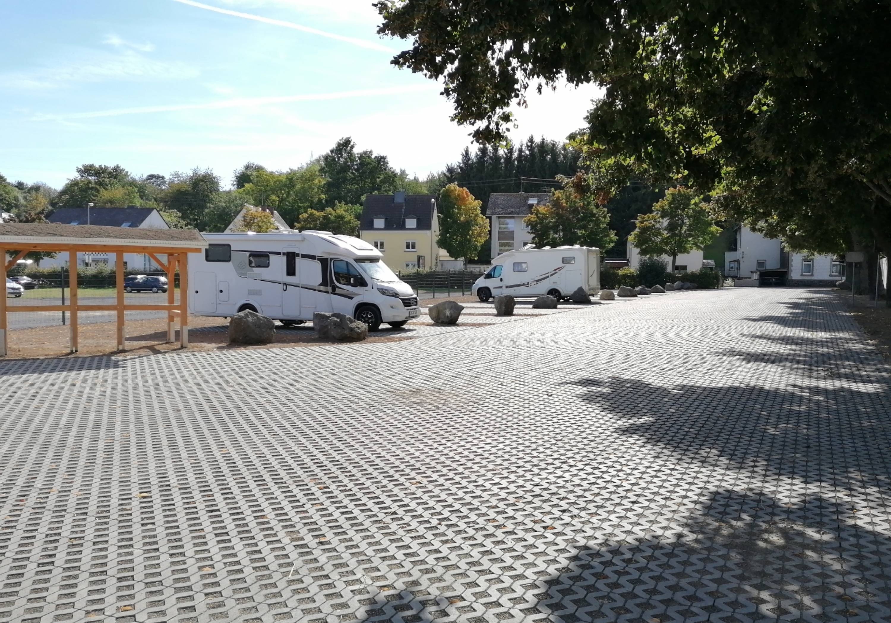 Wohnmobilstellplatz am Viehmarkt Mayen — Sítio para autocaravanas in Mayen