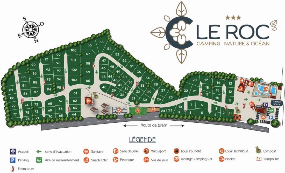 Camping le Roc *** — Camping in Vairé