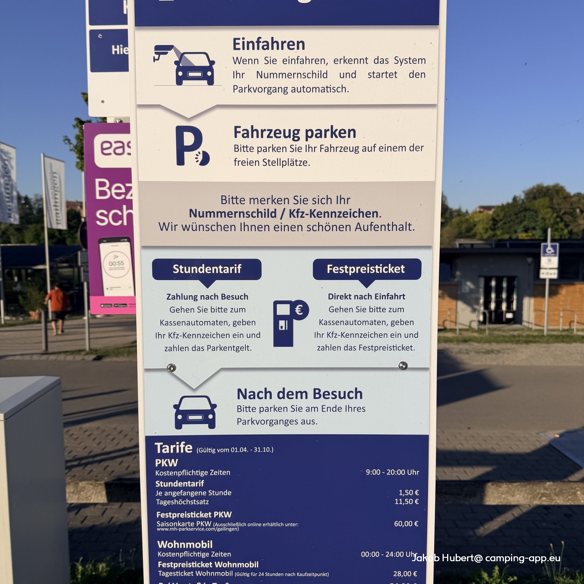 Stellplatz Rheinuferpark Gailingen — Foto 2