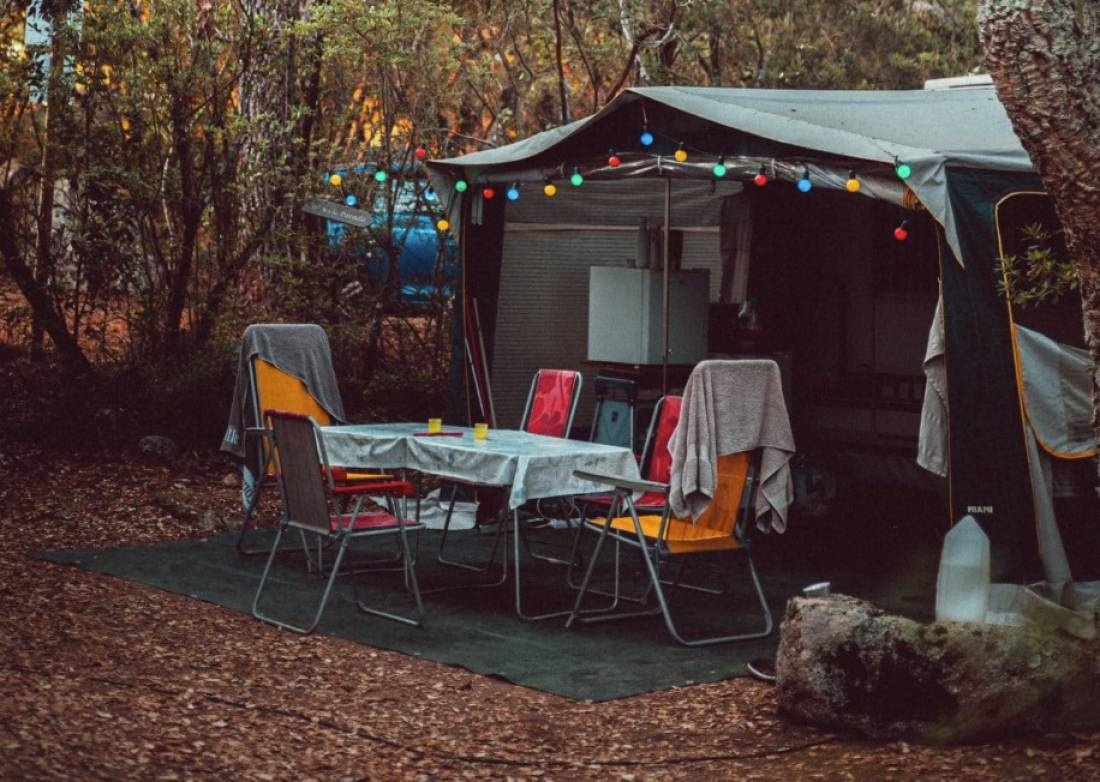 Camping Santa Lucia — Sítio de acampamento in Sainte Lucie de Porto-Vecchio