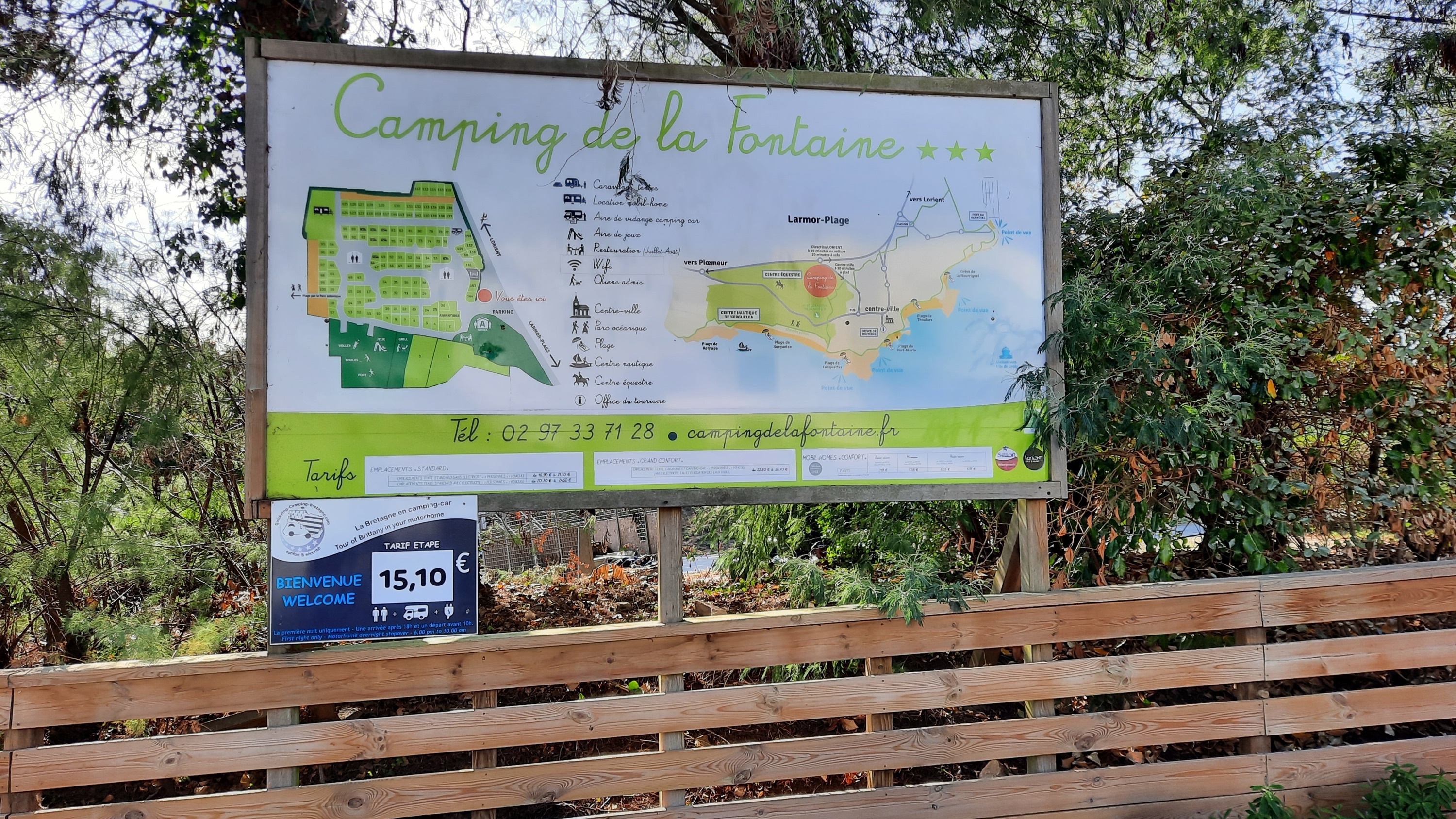 Camping de la Fontaine *** — Місце для кемпінгу in Larmor-Plage