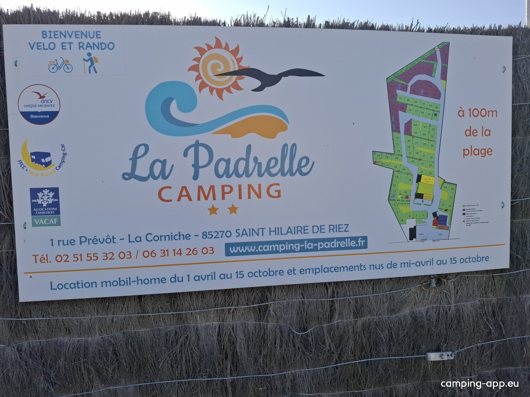 Camping La Padrelle — Campingplats in Saint-Hilaire-de-Riez / Pays de la Loire