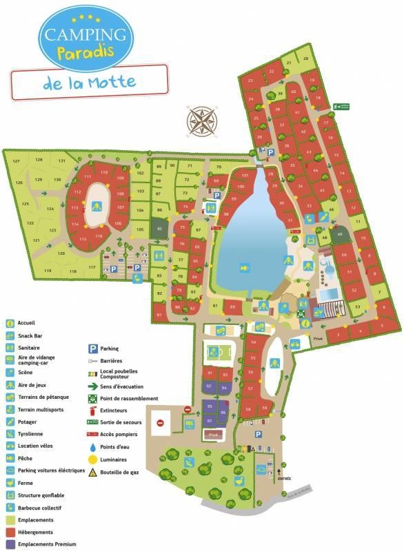 Camping de la Motte **** — Kamp yeri in Vendrennes