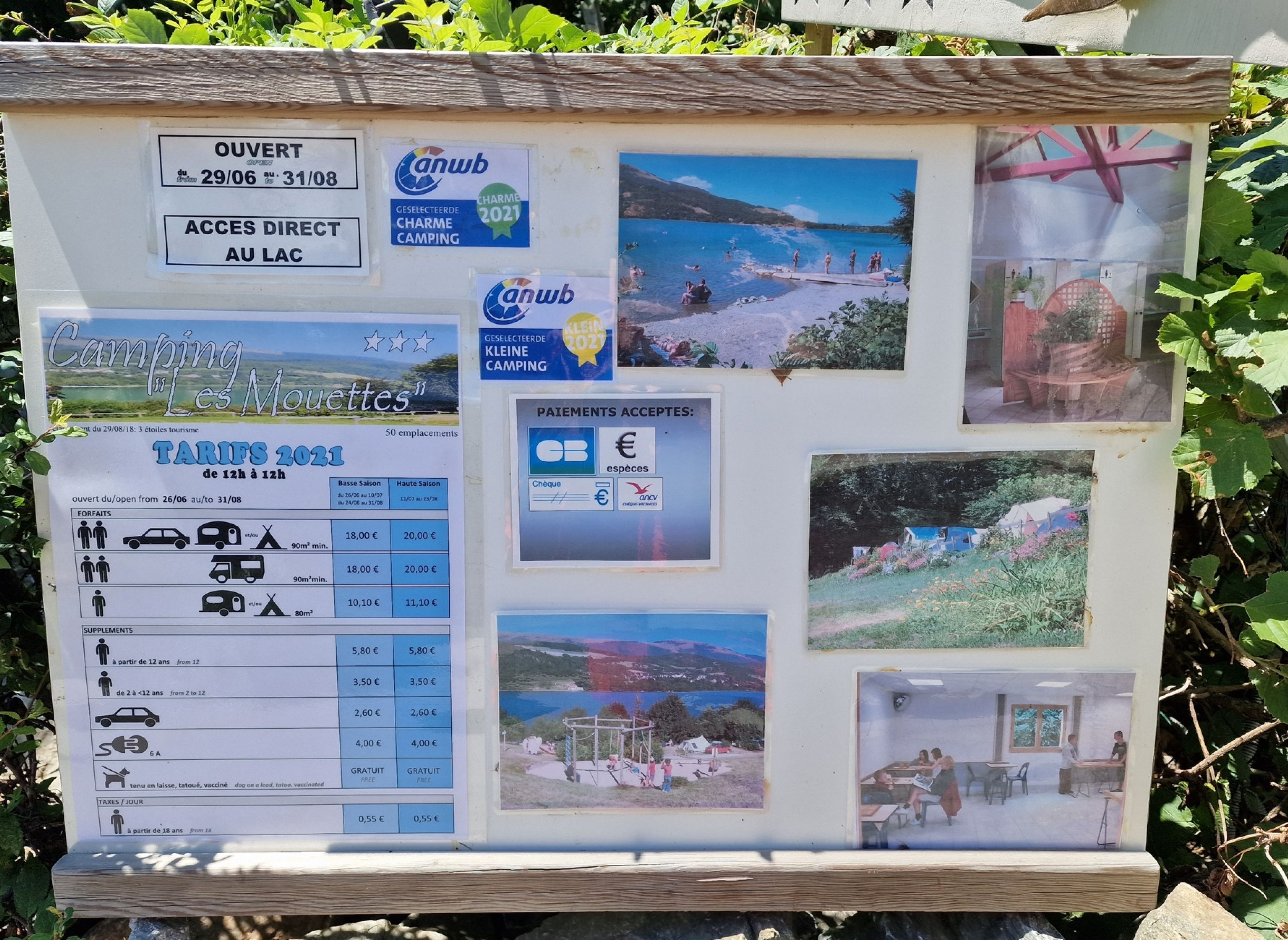 Camping Les Mouettes — Campingplats in Saint-Théoffrey / Auvergne-Rhône-Alpes