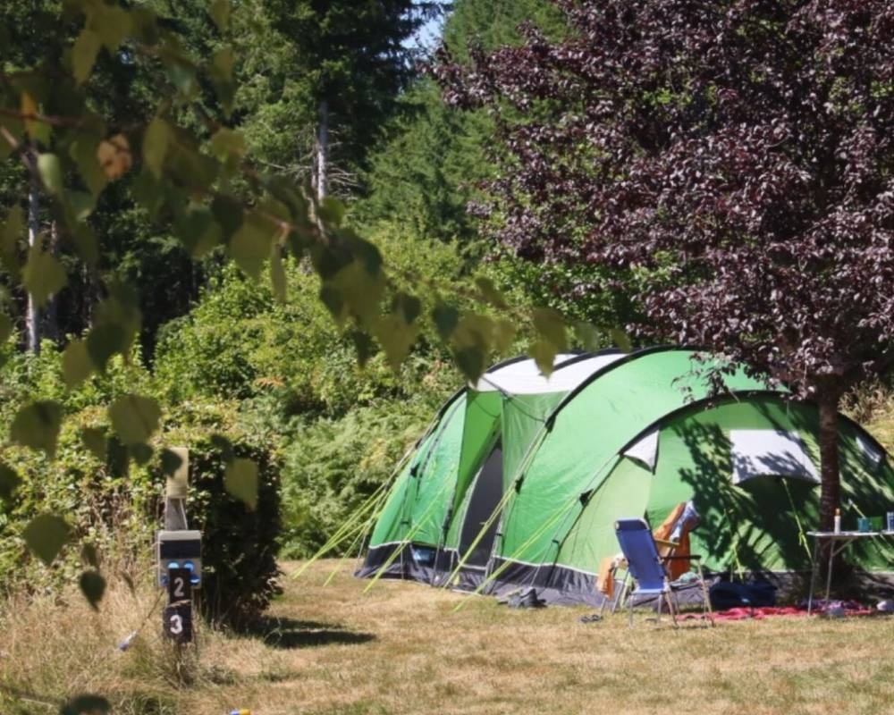 Camping Domaine la Chabanne — Місце для кемпінгу in Châtel-Montagne