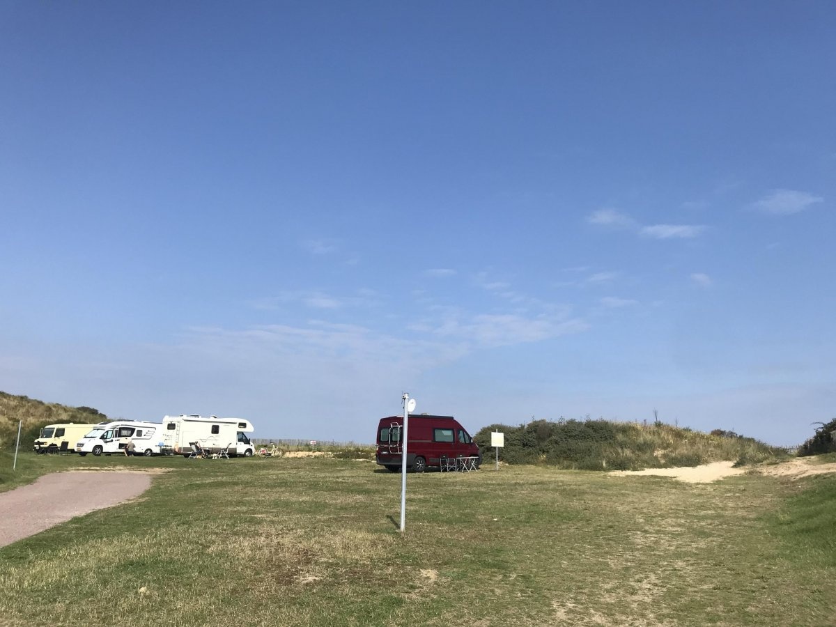 Camping de la Mer — Campingplass in Merville-Franceville-Plage