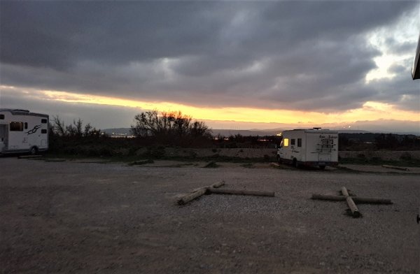 Aire de Camping-Car Mouret Leucate Plage — Bobilplass in Leucate Plage