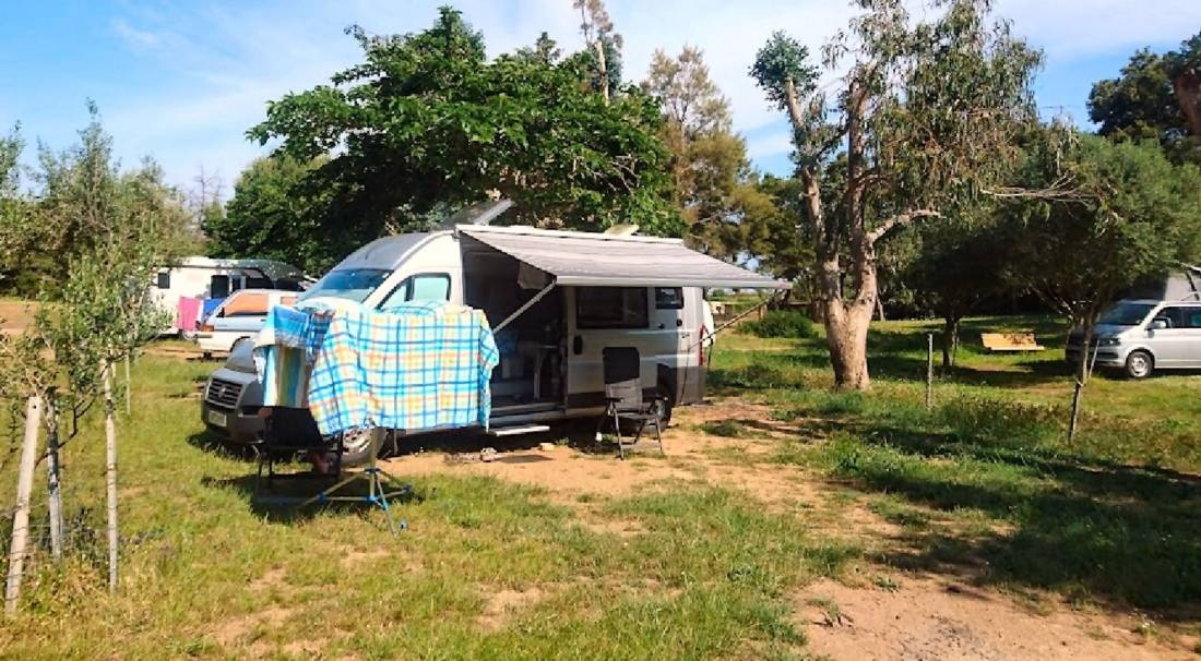 Camping de la plage U Stazzu — Kamp yeri in Rogliano / Corse