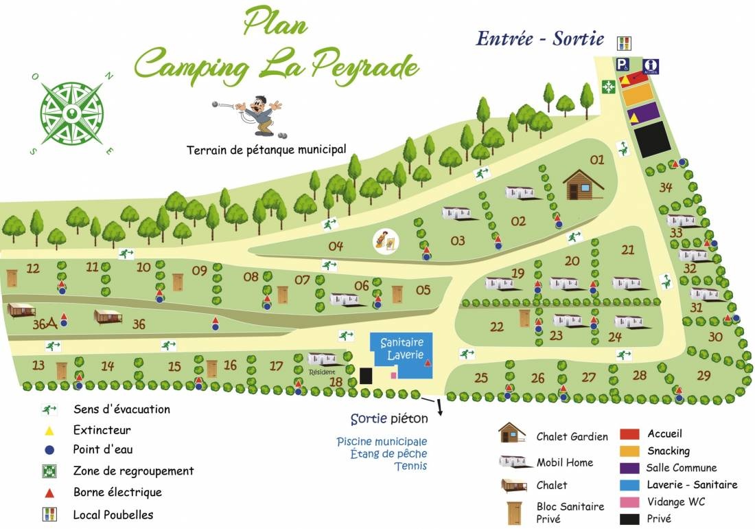 Camping La Peyrade *** — Camping Site in Rignac