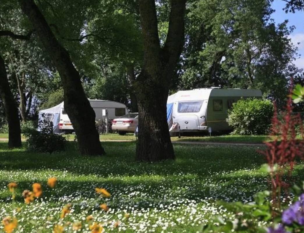 Camping Isle Verte — Area da campeggio in Montsoreau / Pays de la Loire