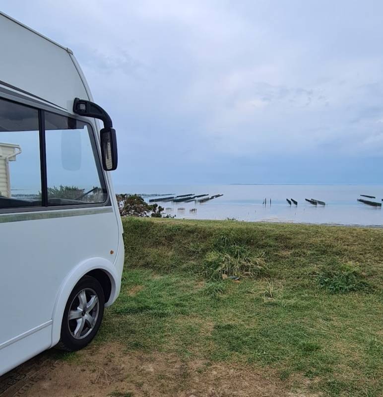 L'Oasis de la Plage — Campingplass in Donville-les-Bains / Normandie
