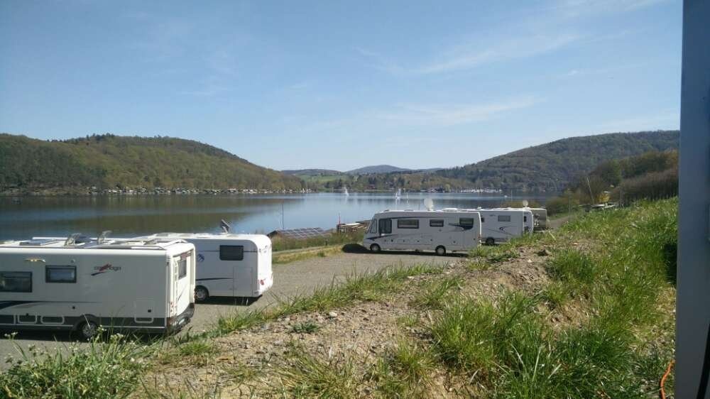 Wohnmobilpark Edersee-Alm — Campervan Site in Waldeck / Halbinsel Scheid