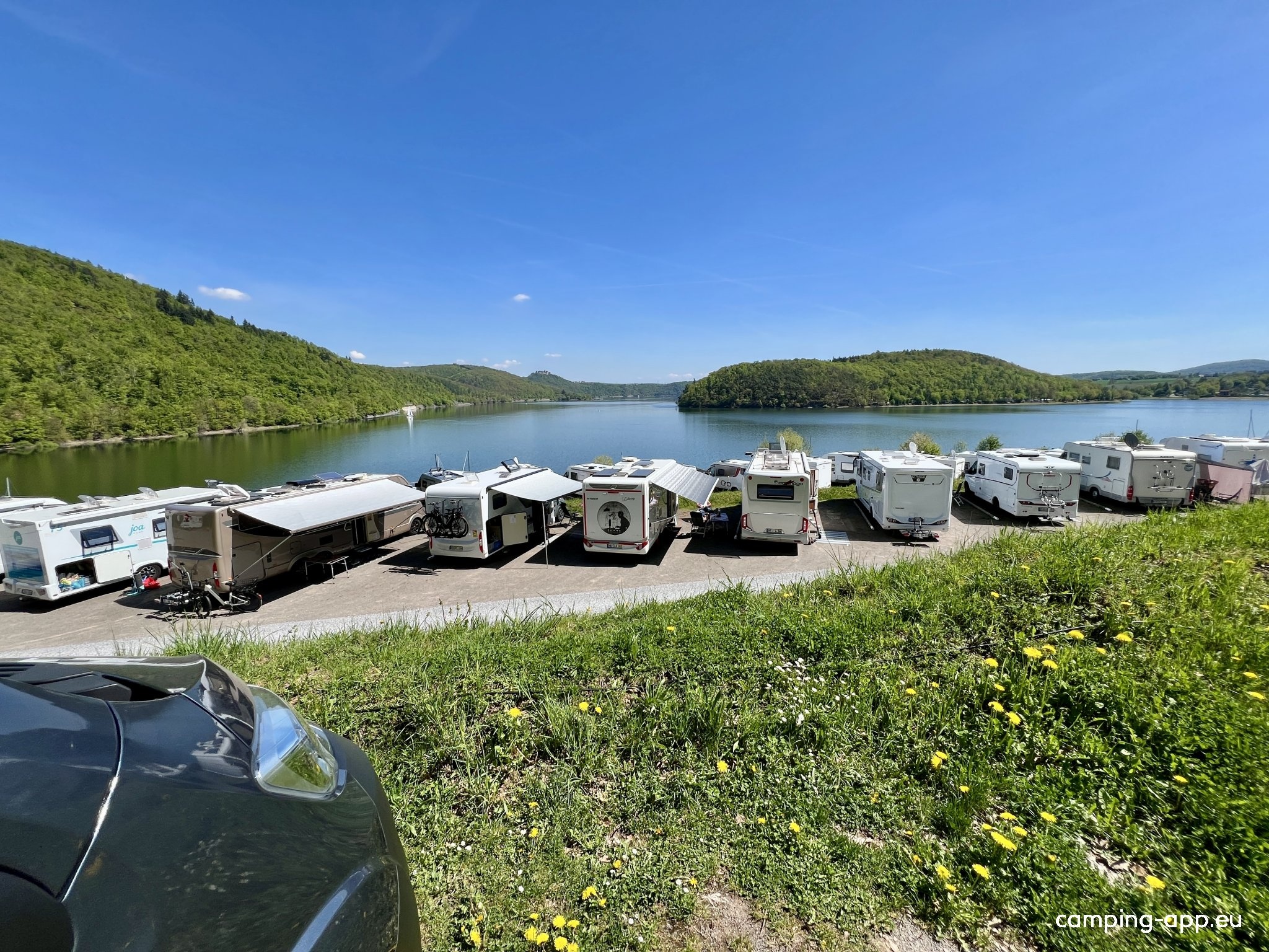 Wohnmobilpark Edersee-Alm — Campervan Site in Waldeck / Halbinsel Scheid