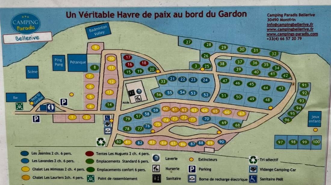 Camping Bellerive *** — Area da campeggio in Montfrin / Occitanie