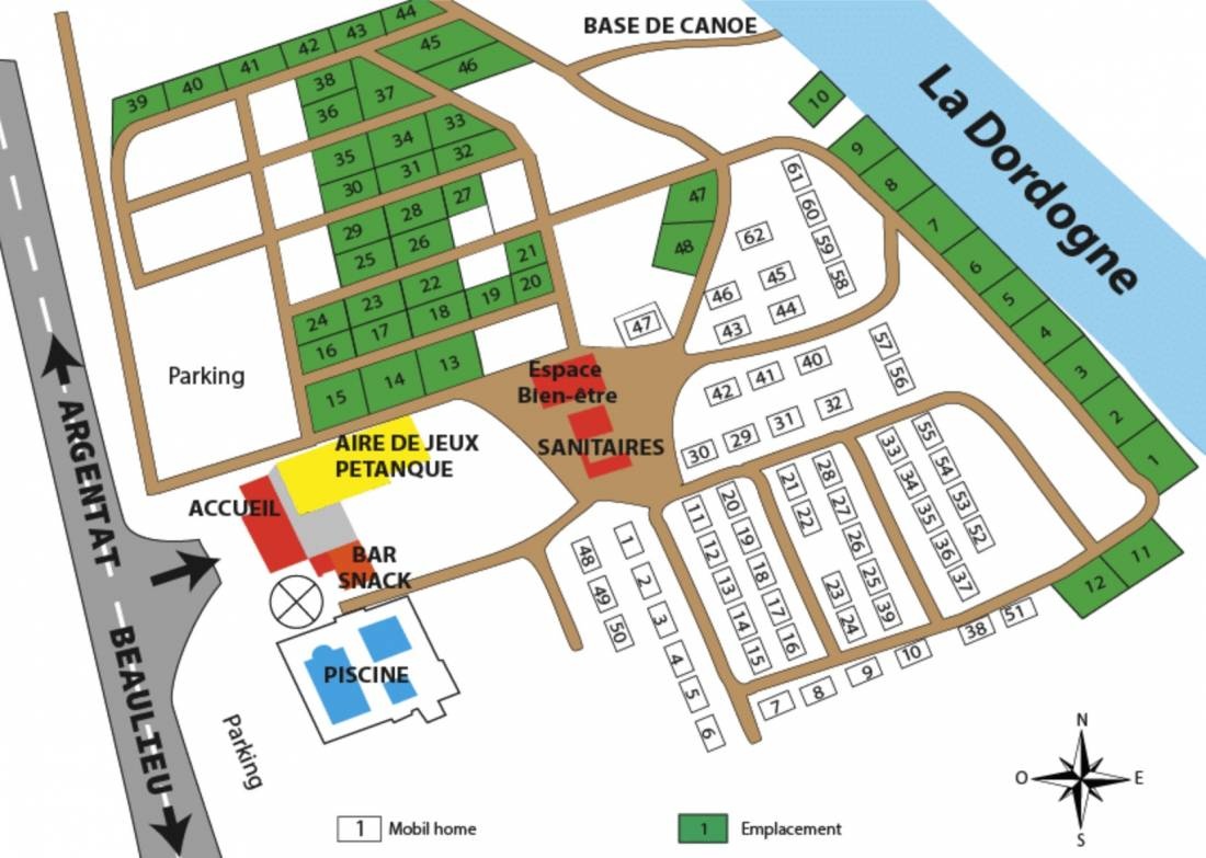 Camping L’Echo Du Malpas **** — Campingplats in Monceaux-sur-Dordogne