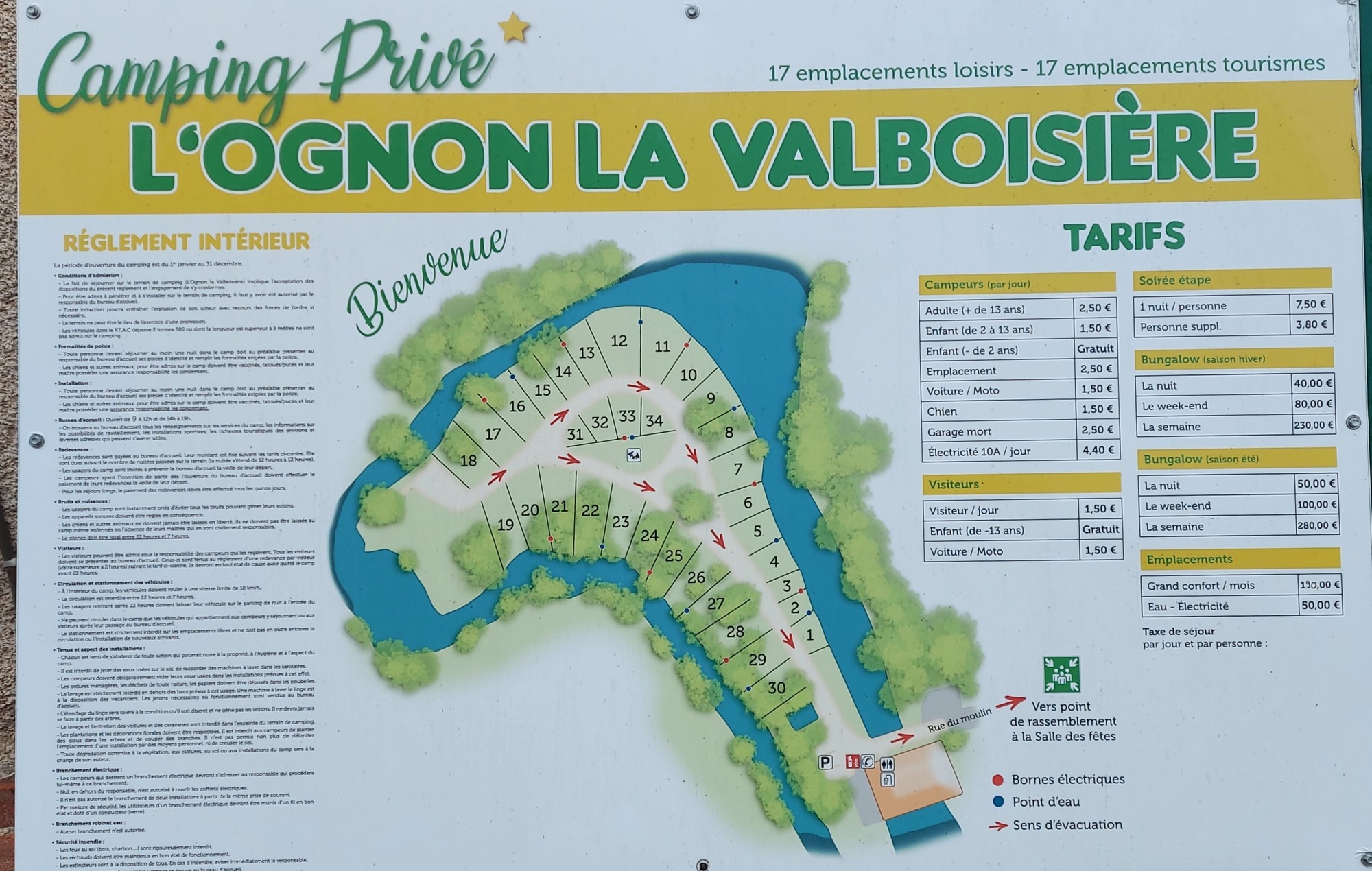 Camping du vieux moulin — Kemp in Perrigny-sur-l'Ognon