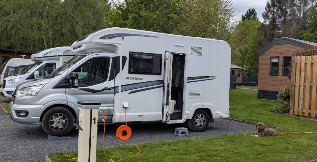 Riverside Caravan Park — Kemp in Hawick / Scotland