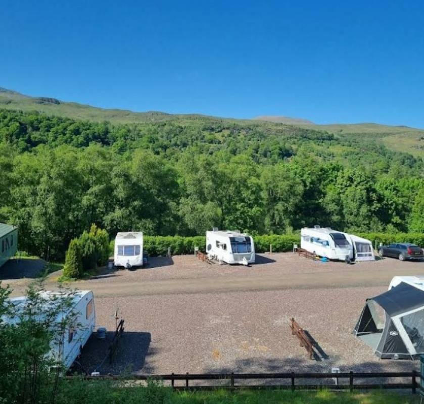 Glen Dochart Holiday Park — Campingplats in Crianlarich/Perthshire / Scotland