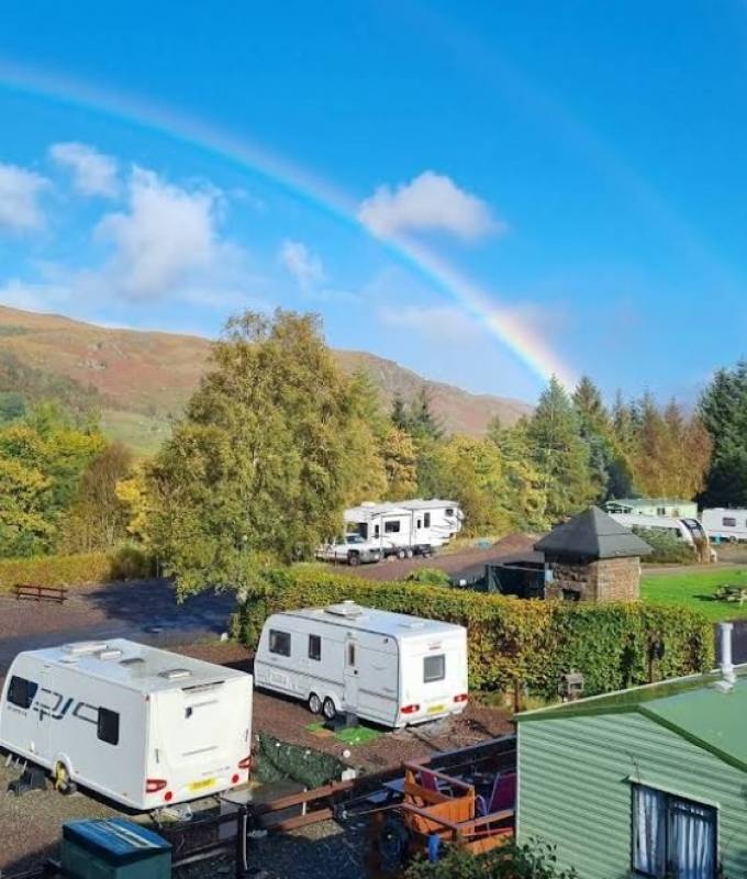 Glen Dochart Holiday Park — Camping in Crianlarich/Perthshire / Scotland