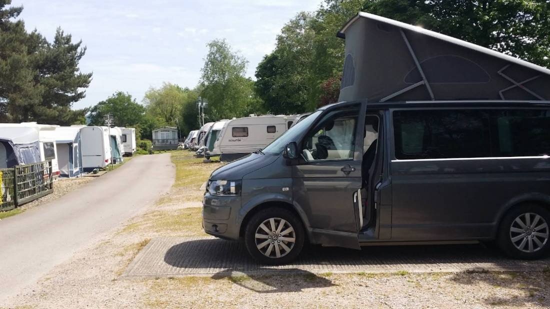 Springfield Holiday Park — Area da campeggio in Tedburn St. Mary (Exeter) / England
