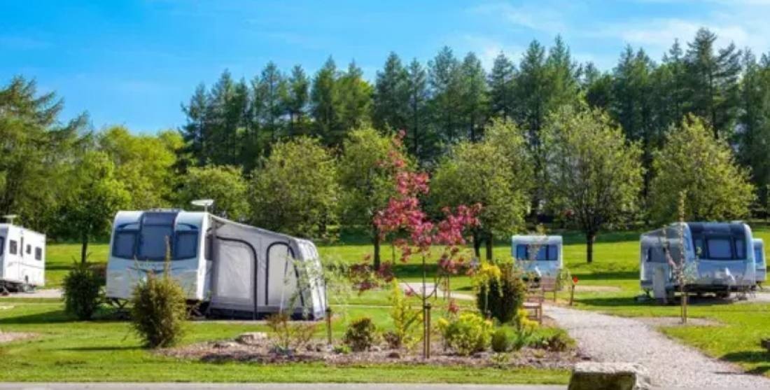 Newhaven — Sítio de acampamento in Newhaven/Buxton (Derbyshire) / England