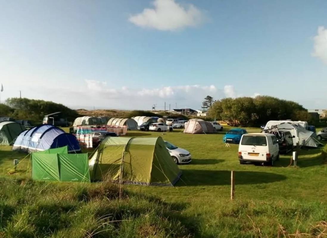 Black Rock Sands Touring and Camping Park — Area da campeggio in Porthmadog / Wales