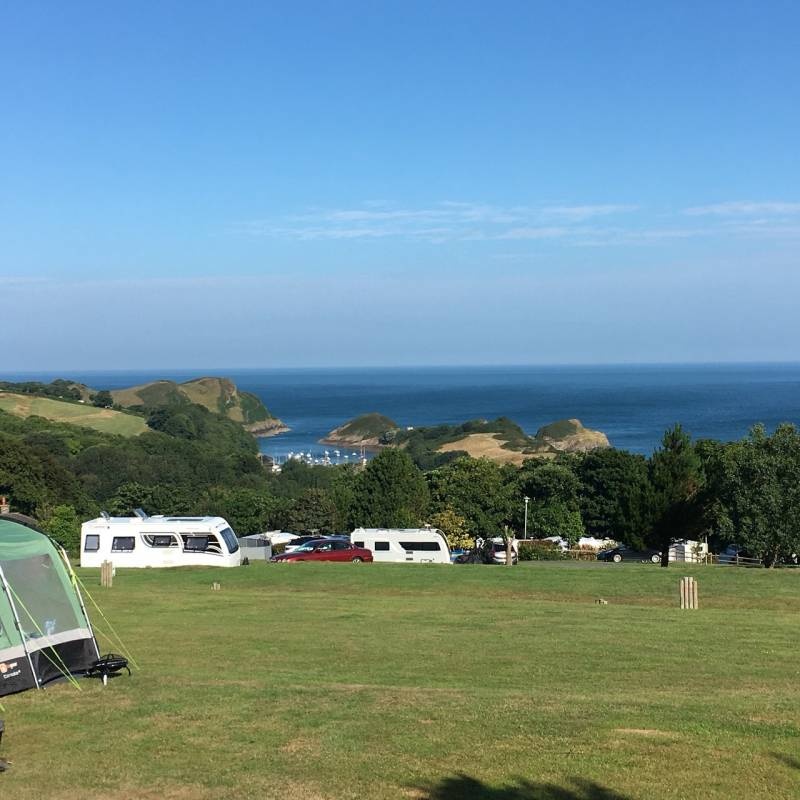 Napps Caravan Park — Cámping in Ilfracombe / North Devon / England